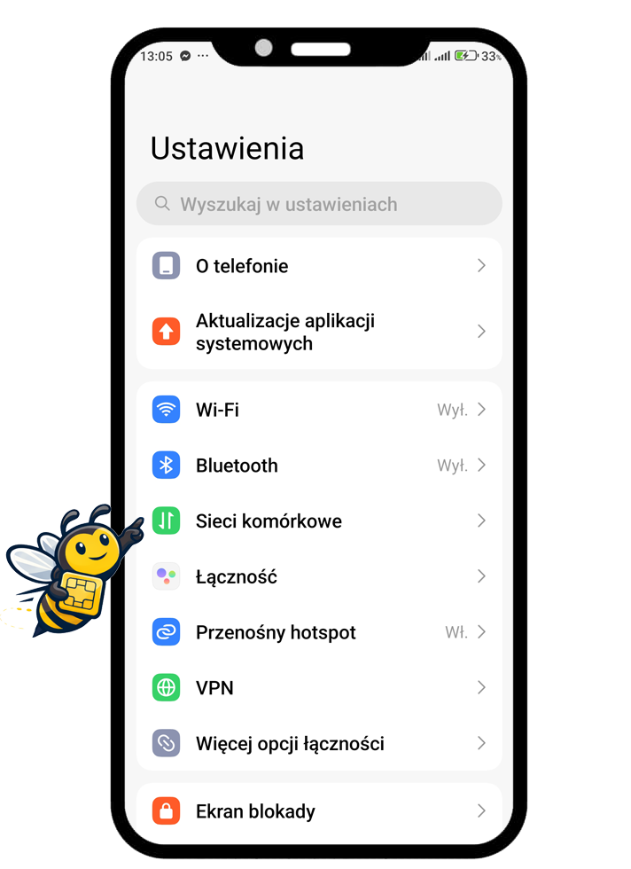instalacja esim android